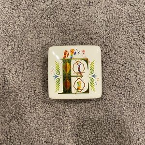 Disney Enchanted Tiki Room Monogram “E” Jewelry Box